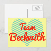 Team Beckwith Briefkaart (Voorkant / Achterkant)
