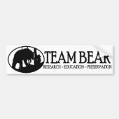 Team Beer Bumpersticker Black (Voorkant)