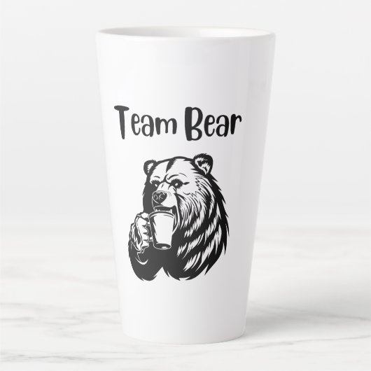 Team Beer Latte Mok (Voorkant)
