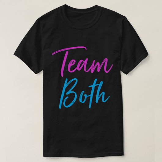 Team Beide tweelingen van de sekse onthullen de aa T-shirt (Design voorkant)