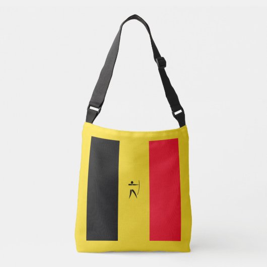 Team België Boogschieten Crossbody Tas (Voorkant)