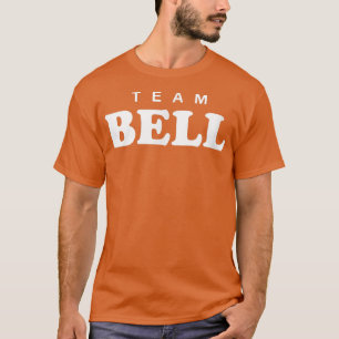 Team Bell Gepersonaliseerde Achternaam Bruid Bruid T-shirt