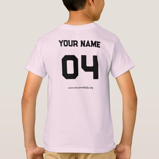 Team Bella Kinder T-Shirt (Achterkant)