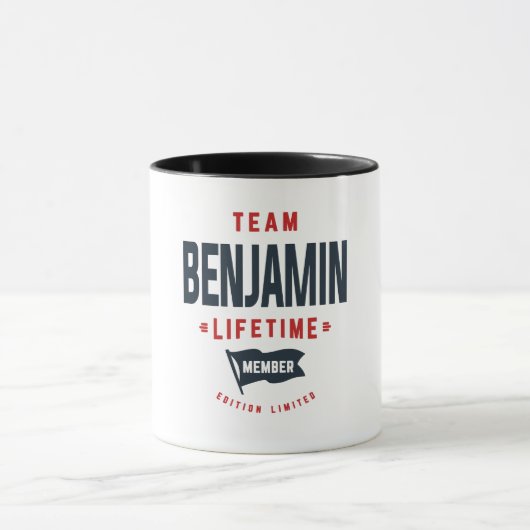 Team Benjamin Lifetime Member Funny Name Benjamin Mok (Midden)
