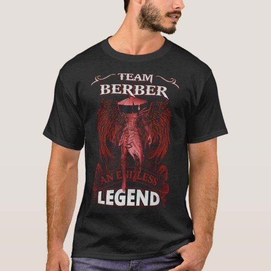 Team BERBER - Een eindeloze LEGEND T-shirt (Voorkant)