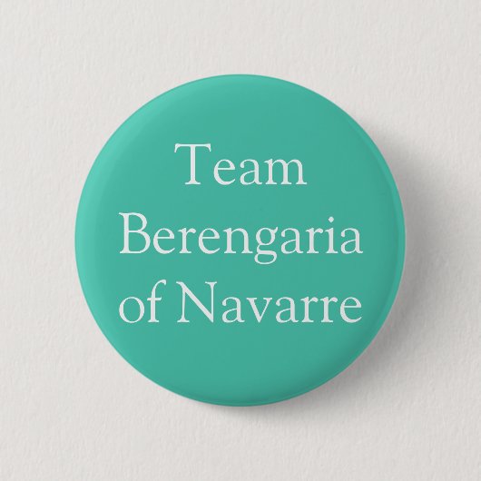 Team Berengaria van Navarra Ronde Button 5,7 Cm (Voorkant)