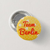 Team Berlin Ronde Button 3,2 Cm (Voorkant /achterkant)