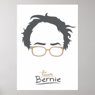 Team Bernie - Bernie Sanders voor President Poster