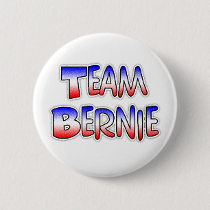 Team Bernie Sanders Patriottische Politieke Button