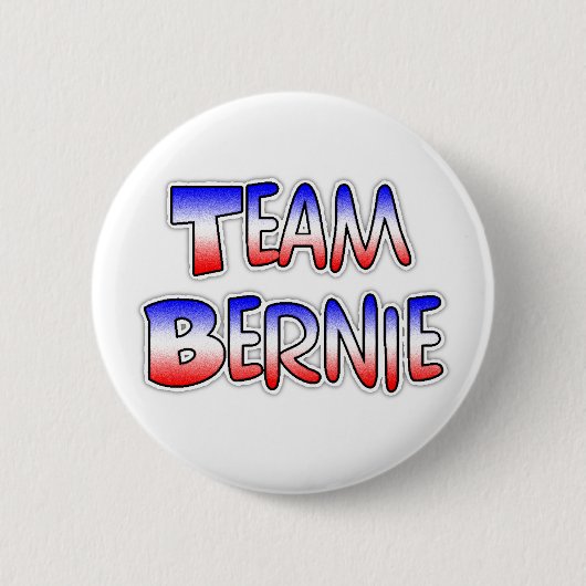 Team Bernie Sanders Patriottische Politieke Button (Voorkant)