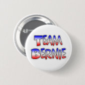 Team Bernie Sanders Patriottische Politieke Button (Voorkant /achterkant)