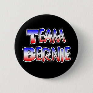 Team Bernie Sanders Patriottische Politieke Button