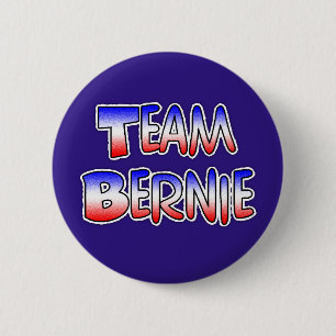 Team Bernie Sanders Patriottische Politieke Button