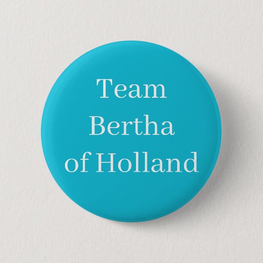 Team Bertha van Holland Ronde Button 5,7 Cm (Voorkant)