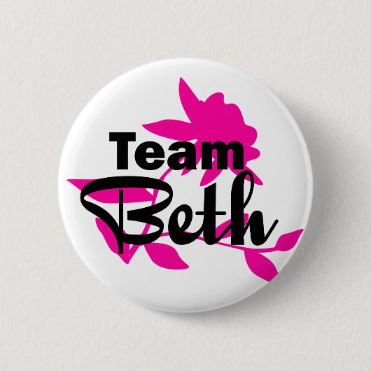 Team Beth Button (Voorkant)