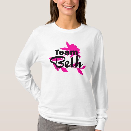 Team Beth Hoodie T-Shirt (Voorkant)