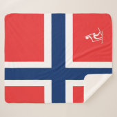 Team Biathalon Noorwegen Sherpa Deken (Voorkant (horizontaal))