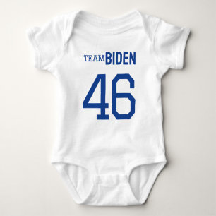 Team Biden 46 Single Sided Jersey Romper