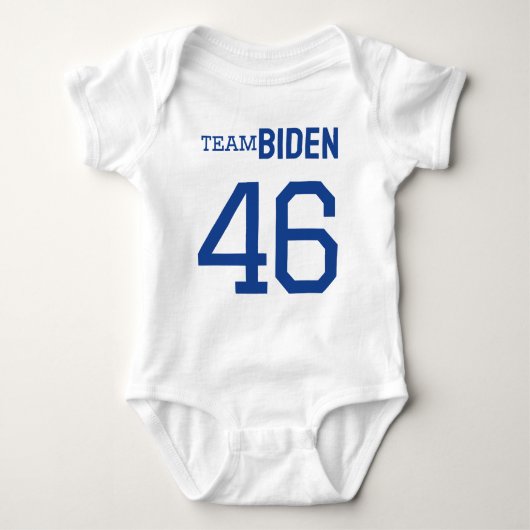 Team Biden 46 Single Sided Jersey Romper (Voorkant)