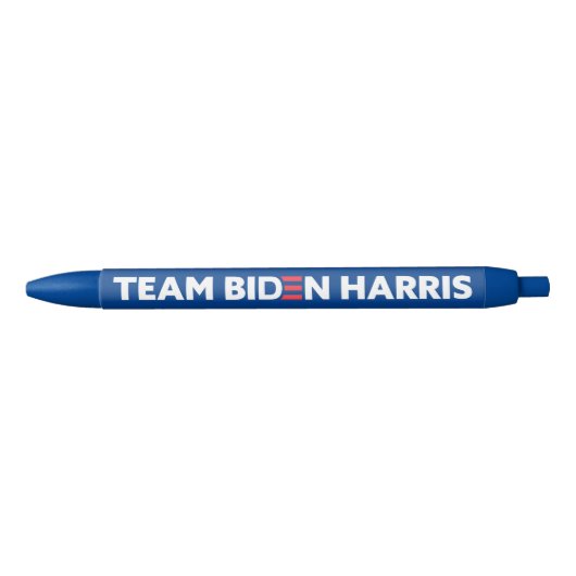 Team Biden Harris Custom Colors Blauwe Inkt Pen (Voorkant)