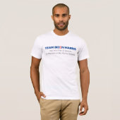 Team Biden Harris We gaan eerlijk en plein op maat T-shirt (Voorkant volledig)