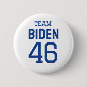 Team Biden Ronde Button 5,7 Cm (Voorkant)