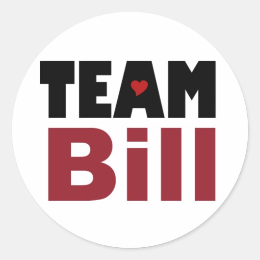Team Bill stickers (Voorkant)