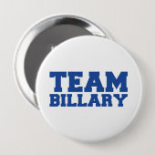 TEAM BILLARY CLINTON.png Ronde Button 4,0 Cm (Voorkant /achterkant)