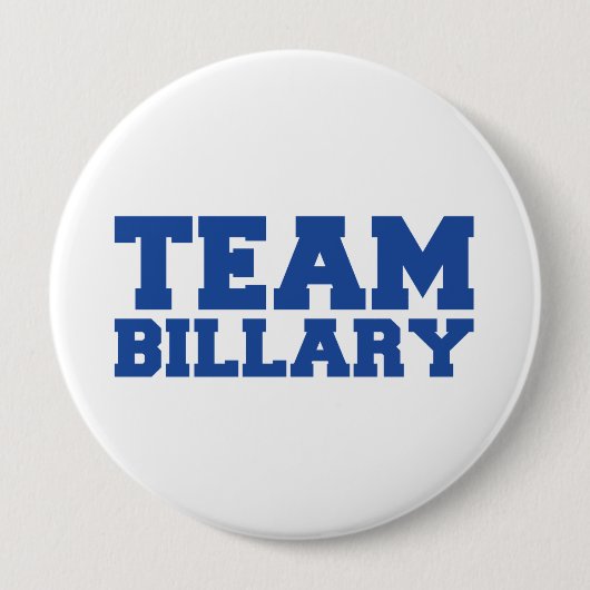 TEAM BILLARY CLINTON.png Ronde Button 4,0 Cm (Voorkant)