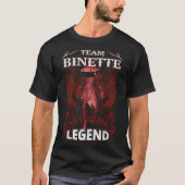 Team BINETTE - een eindeloze LEGEND T-shirt (Voorkant)