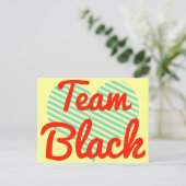 Team Black Briefkaart (Staand voorkant)