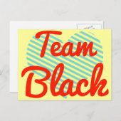 Team Black Briefkaart (Voorkant / Achterkant)