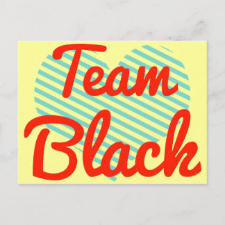 Team Black Briefkaart