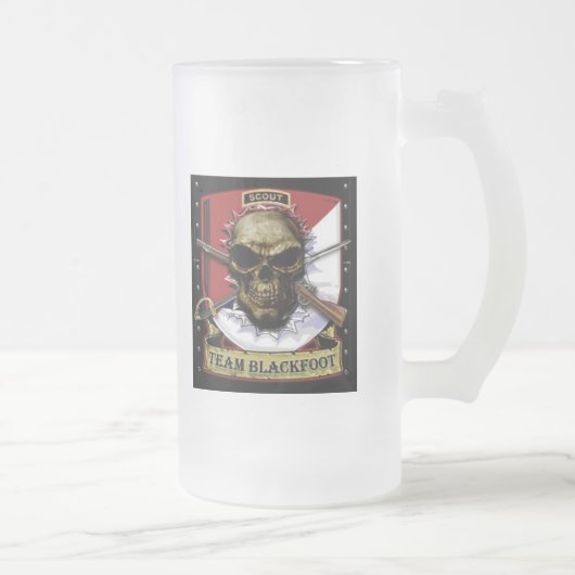Team Blackfoot Frosted Beer Mok (Rechts)
