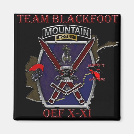 Team Blackfoot Magnet (Voorkant)