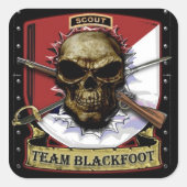 Team Blackfoot Sticker (Voorkant)