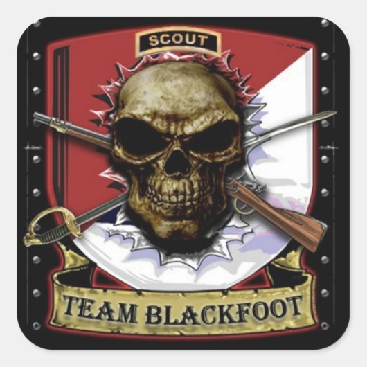 Team Blackfoot Sticker (Voorkant)