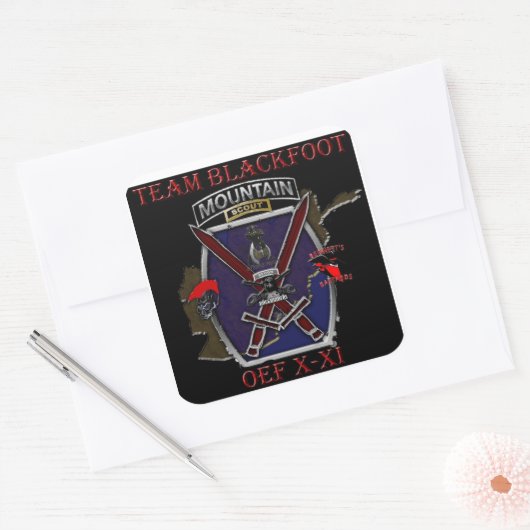 Team Blackfoot Sticker (Envelop)