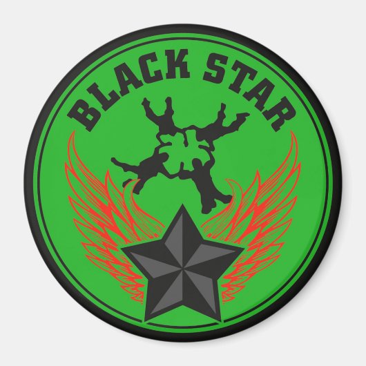 Team Blackstar Skydiving Magnet (Voorkant)