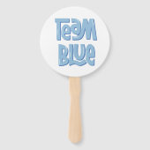 Team Blauw/Jongen  Handwaaier (Voorkant)