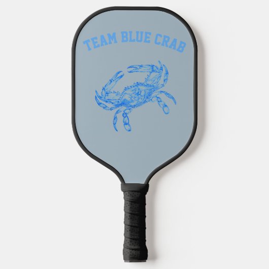 team blauwe krab pickleball paddle (Voorkant)