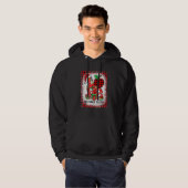 Team Bleached Love 1st First Grade Teacher Santa C Hoodie (Voorkant volledig)