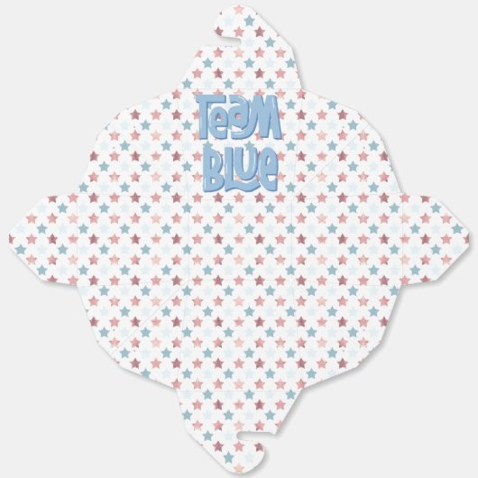 Team Blue/Boy   Bedankdoosjes (Ongevouwen)