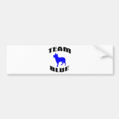 Team Blue Bumpersticker (Voorkant)