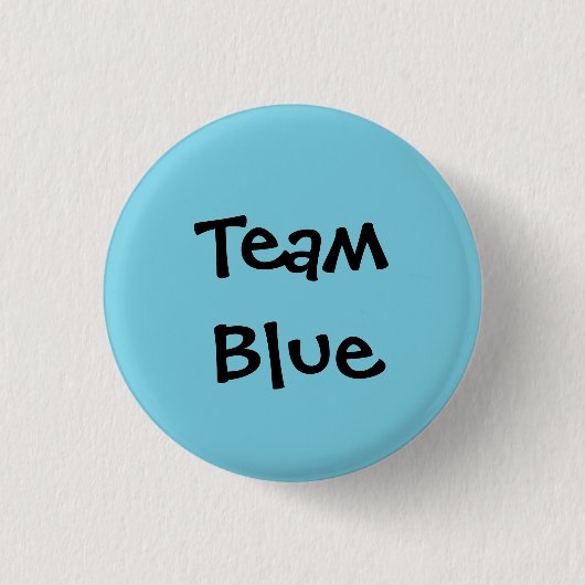 "Team Blue" Button (Voorkant)