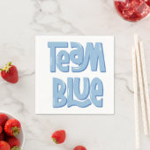 Team Blue Paper Napkin Servet (Insitu)