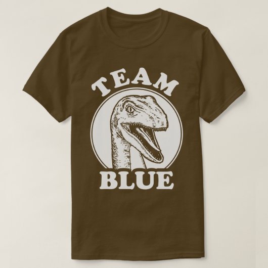 Team Blue Raptor T-shirt (Design voorkant)
