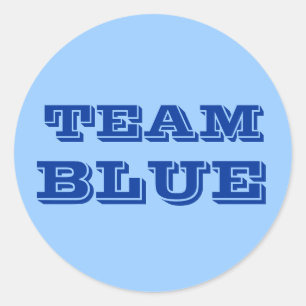 Team Blue Ronde Sticker