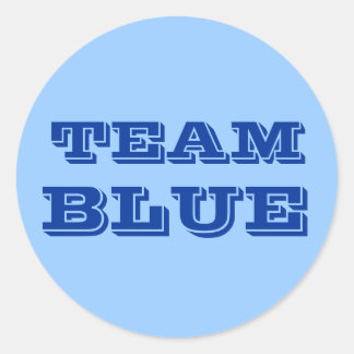 Team Blue Ronde Sticker