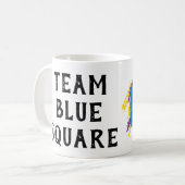 Team Blue Square Koffiemok (Voorkant links)
